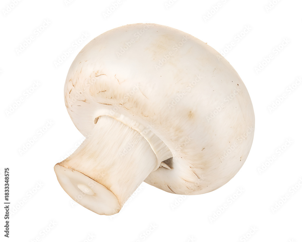 Fototapeta premium Mushroom champignon isolated on transparent png