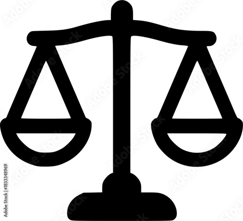 Set Scales of justice, Prison window sign, symbol, vector, art