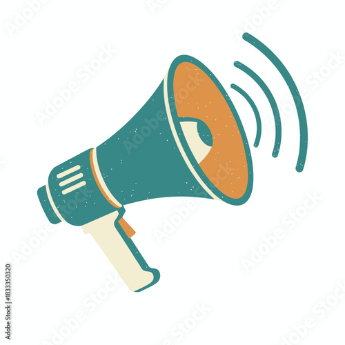 Clip art megaphone – green Megaphone Illustration.