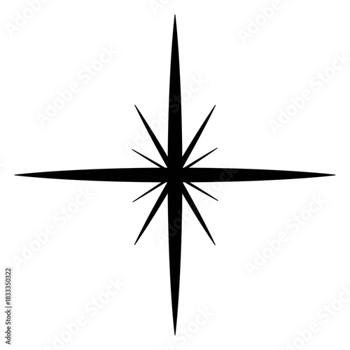 Morning star silhouette 02