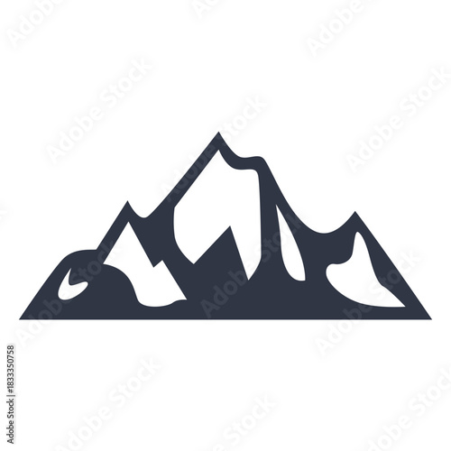 Mountain climbing snow