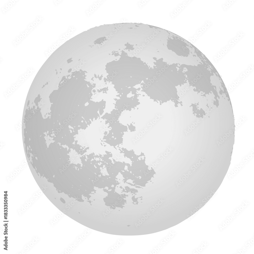 Obraz premium Realistic moon