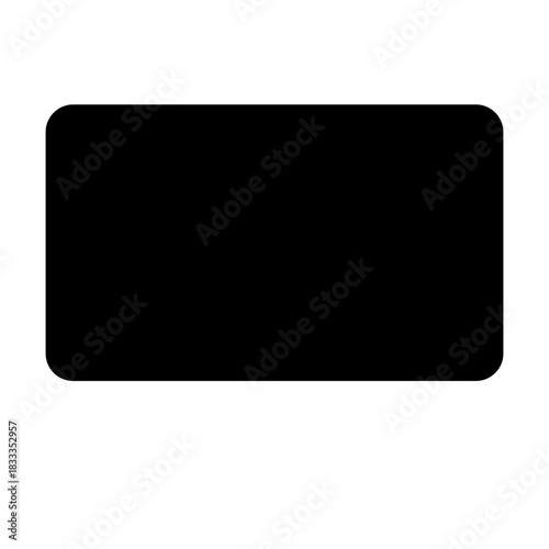 Black rectangle shape