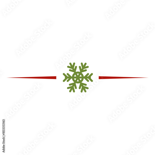 Snowflake divider