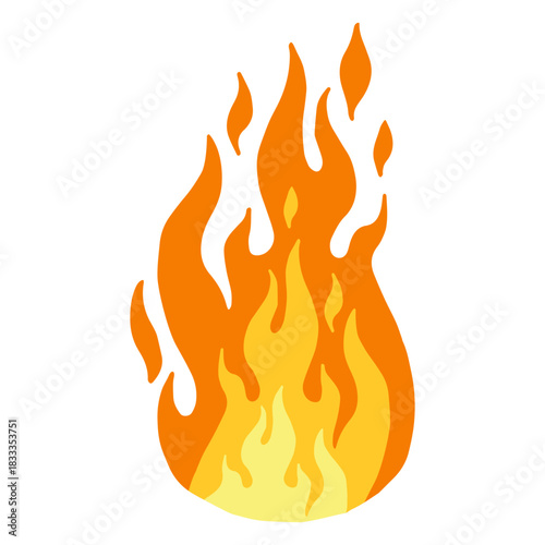 Fire flame clipart