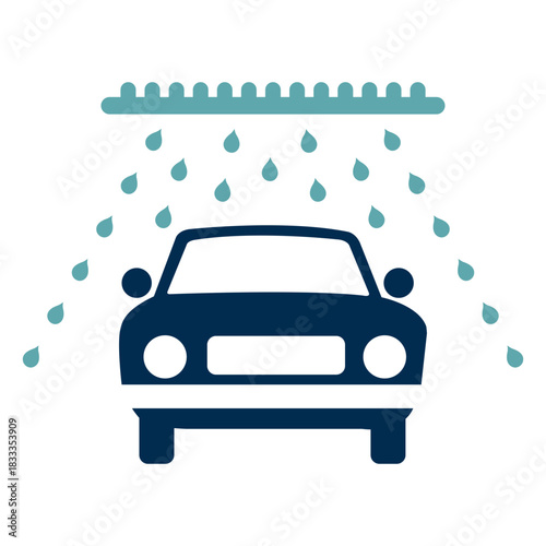 Car wash service logo