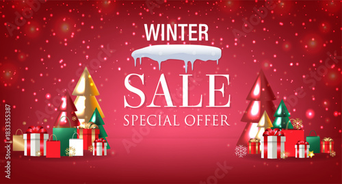 merry christmas sale card