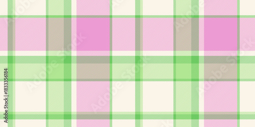 Dog tooth background vector seamless, guy pattern tartan check. Spring texture textile fabric plaid in sea shell and green colors.