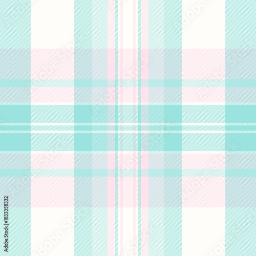 Heritage plaid check texture, ethnicity textile vector fabric. Birthday card tartan pattern background seamless in light and snow colors.