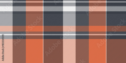 Industry seamless texture pattern, faded textile plaid vector. Dark fabric background tartan check in red and dark colors.