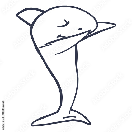 Shark dancing dance stroke