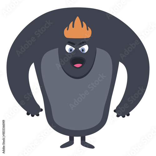 Monster crown giant flat