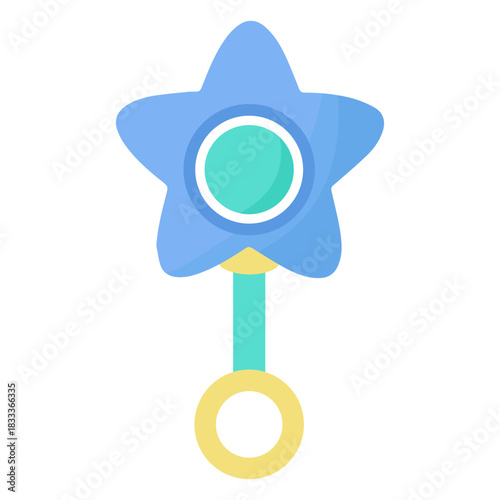 Obraz na plátne Rattle star flat