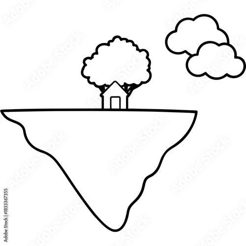 House on floating island