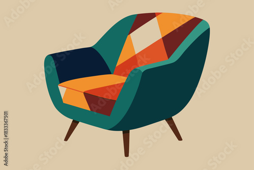 Retro style lounge chair