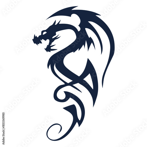 Awesome tribal dragon