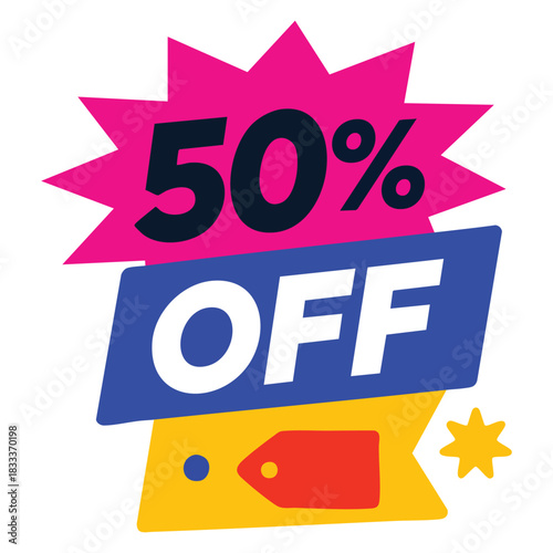 50 percent OFF sale discount 