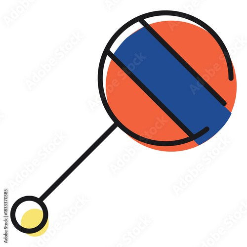 Toy icon rattle