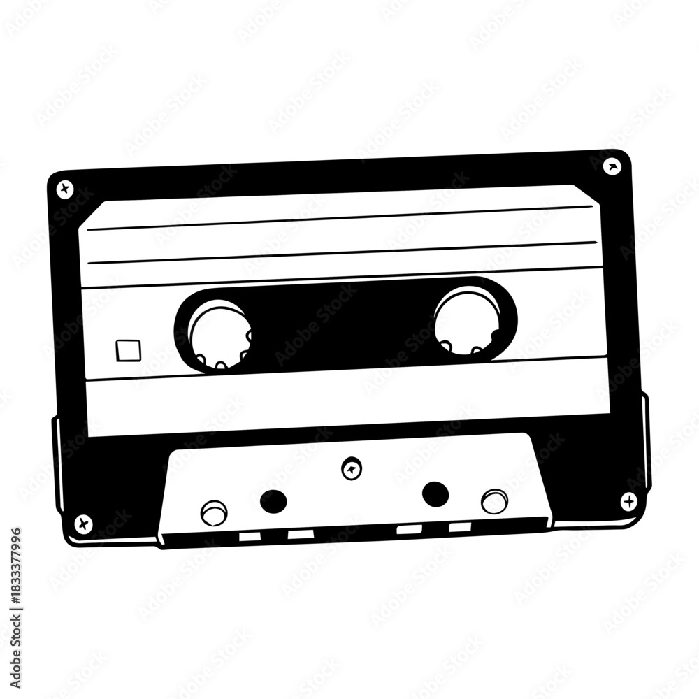 Obraz premium Cassette tape cool
