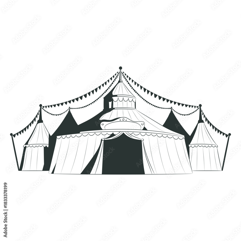 Fototapeta premium Grand circus tents
