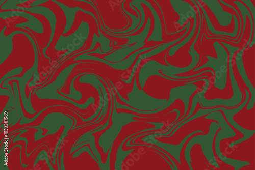 Liquid stole background in Christmas colors, cover and overlay