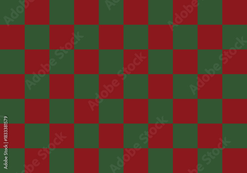 Special design of red and green squares, Christmas overlay