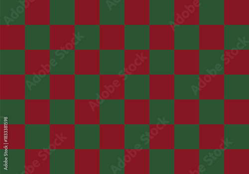 Special design of red and green squares, Christmas overlay