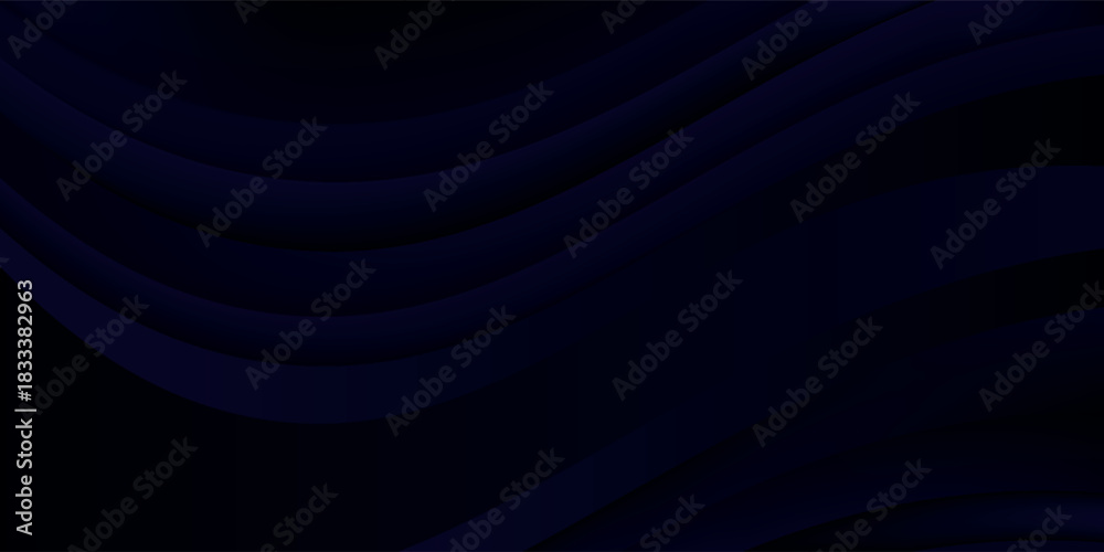 Fototapeta premium Fluid abstract background with colorful gradient. 2D illustration of modern movement.