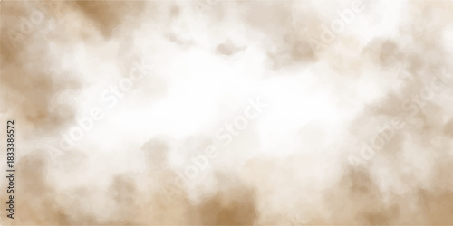 Old paper texture with a grunge feel overlays an abstract blue sky and white clouds, suggesting a memory veiled by time and mist