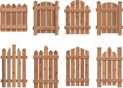 Wooden Fence Designs A Variety of Styles for Outdoor Boundaries and Garden Enhancement