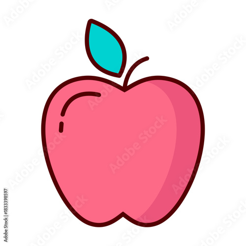Apple fruit illustration