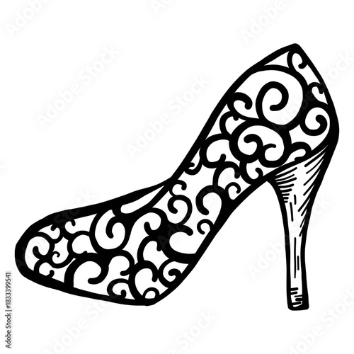 Quinceanera high heels stroke