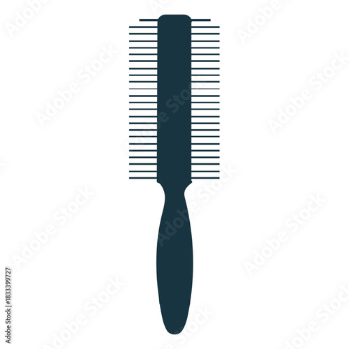 Double sided comb silhouette
