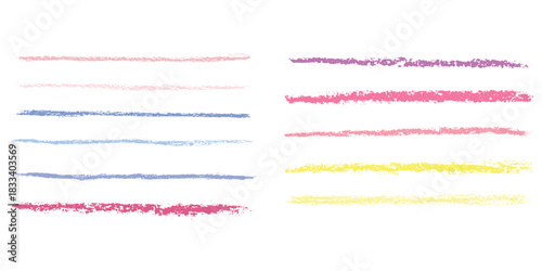 Set of hand drawn doodle lines underlines and squiggle lines, scribbles elements. Decorative doodles sketch scribble hand drawn handmade pencil pen marker set vector graphic design illustration.