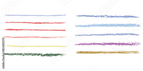 Set of hand drawn doodle lines underlines and squiggle lines, scribbles elements. Decorative doodles sketch scribble hand drawn handmade pencil pen marker set vector graphic design illustration.