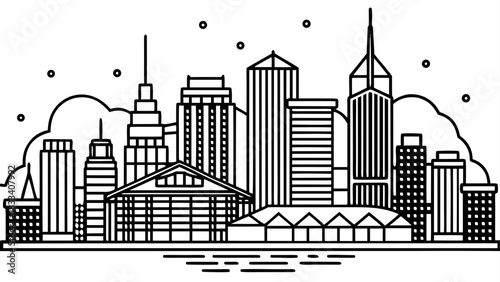 Very beautiful Nashville skyline glowing at dusk with soft, vibrant city lights, modern towers, and a calm riverfront atmosphere in a clean, non-branded stock-friendly style.