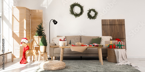 Interior of living room wit...