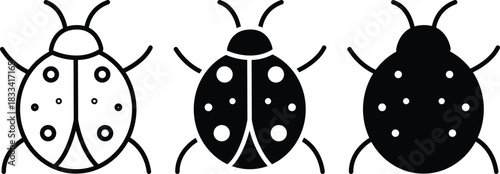 Global Ecology Icons Weather Plants Insects Marine Fauna Outline Set Vector Silhouette and Pictogram..eps