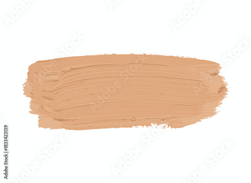 A textured paint smear, a faded brushstroke serving as a design element, a freehand strip with brushstroke dabs, touches, and uneven‑edged streaks—all forming an abstract decoration, accompanied by a