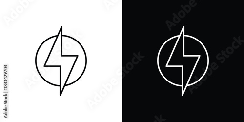 Power icons Vector Logo Template Illustration Design