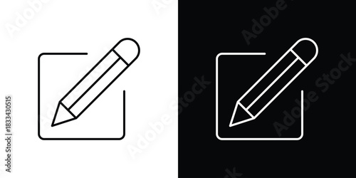 Register icons Vector Logo Template Illustration Design
