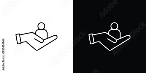 Retention icons Vector Logo Template Illustration Design
