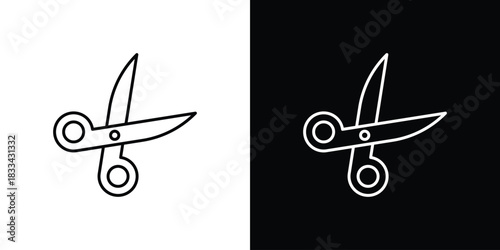 Scissors icons Vector Logo Template Illustration Design