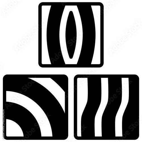 Beam Wood Glyph Icon, Mini Illustration Relate To Carpentry, Wood Industry. Use For Modern Concept, Ui, Ux Web And App Development.