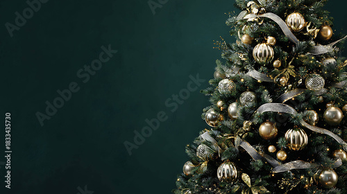 Advertising Photo of Decorated Christmas Tree