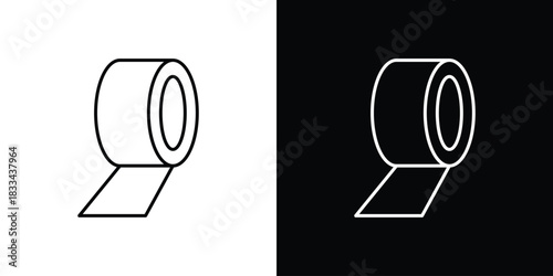 Scotch icons isolated outline vector icon with editable stroke