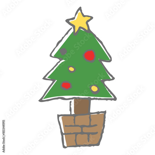 クリスマス　小物　クリスマスツリー

