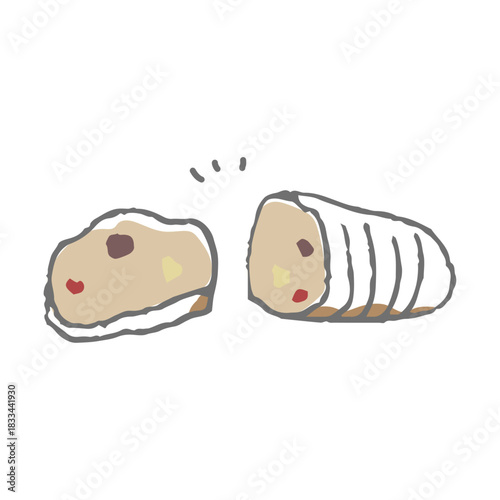 クリスマス　小物　シュトーレン
　
