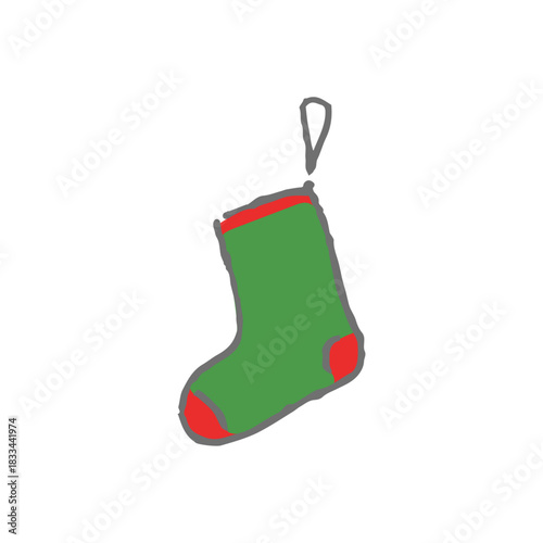 クリスマス　小物　くつした

