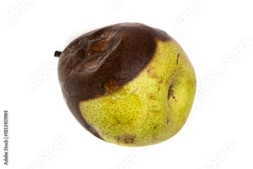 Rotten Pear: Spoiled Produce, Decay, Edible Waste, and Kitchen Hygiene